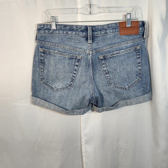 Lucky Brand Size 6 Women's Blue Denim Short - Picture 2 of 10